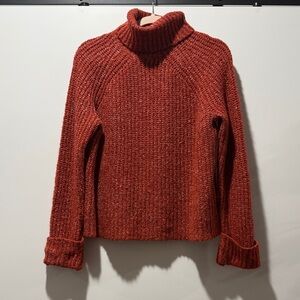 Cozy Red Turtleneck Sweater